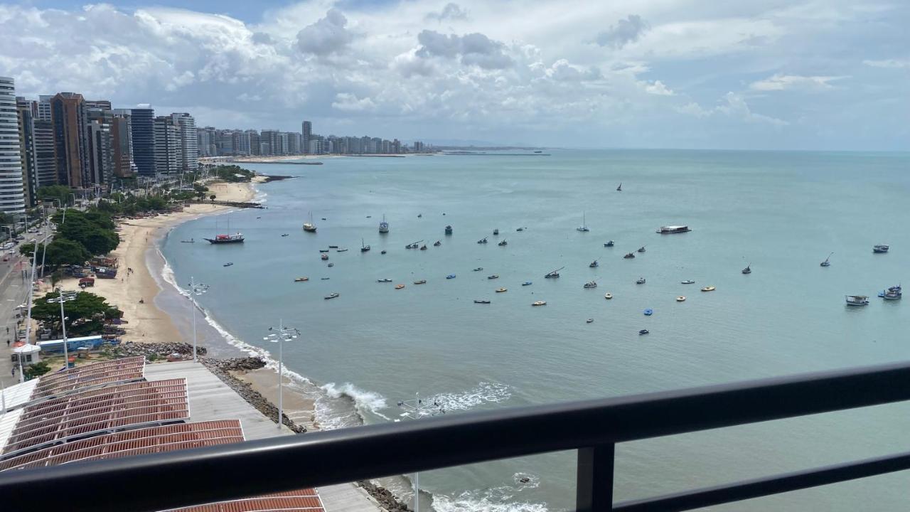 شقة فورتاليز  في Flat Iate Plaza Na Beira Mar Com Vista Mar المظهر الخارجي الصورة
